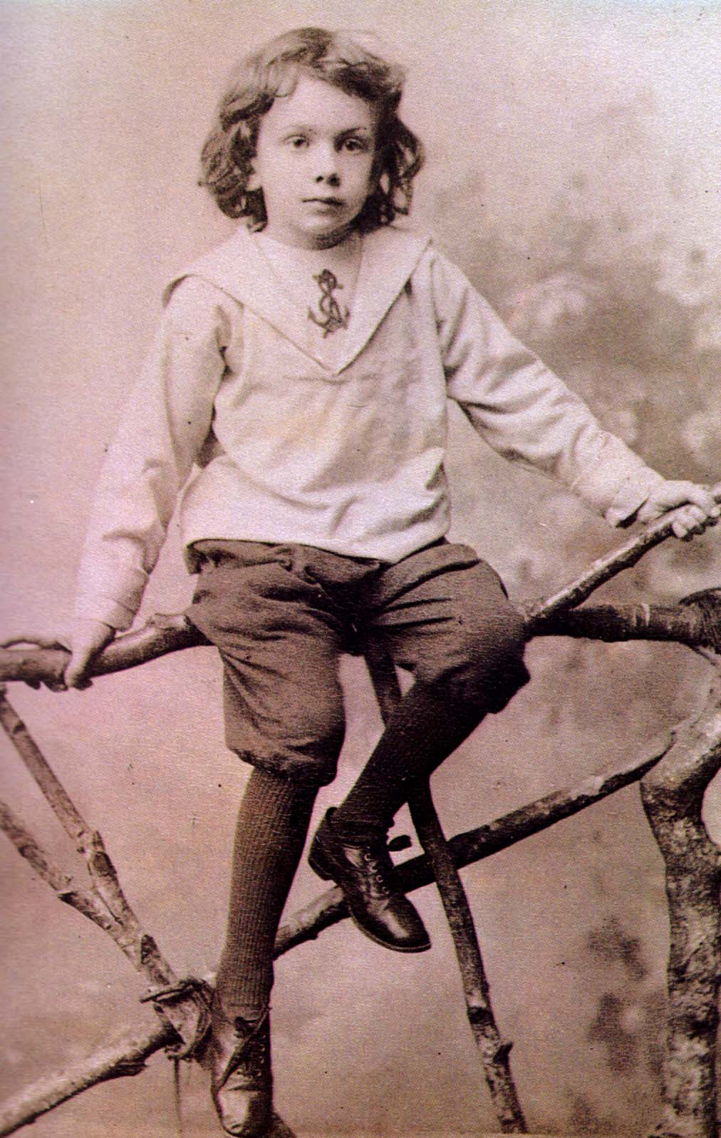 Ванечка Толстой (1888-1895). Фотография фирмы «Шерер, Набгольц и К». 1893-1894 гг.